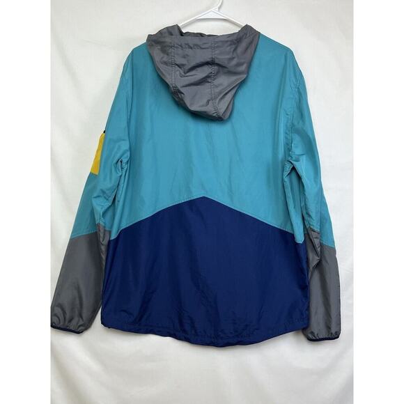 Without Walls Men's Size XL Multicolor Hoodie Jacket Two Way Zipper Windbreaker - Picture 10 of 10